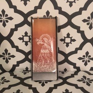 Homemade flat candle